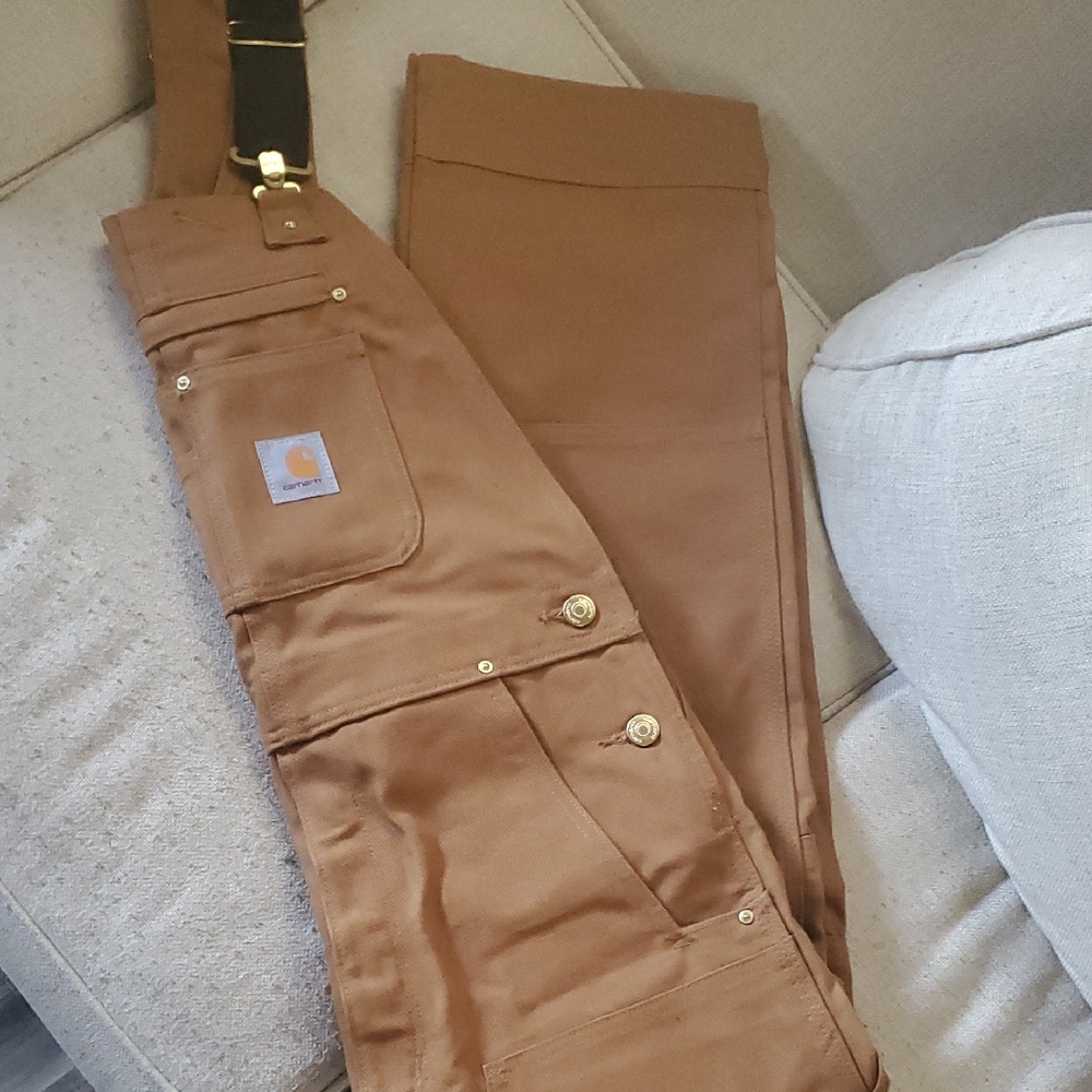 Carhartt Tan Work Overalls